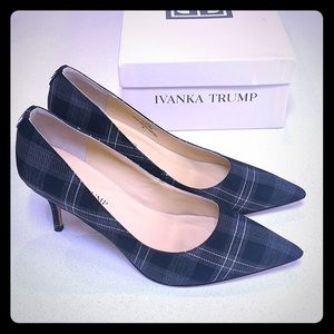 Black plaid heals from Nordstrom